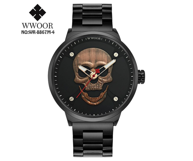 Reloj Wwoor Calavera Cobre NO