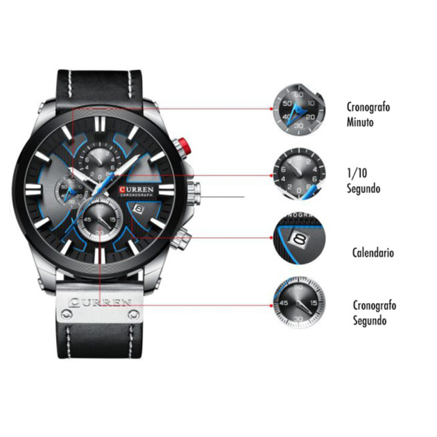 Reloj Curren 8346 Deportivo Cuarzo