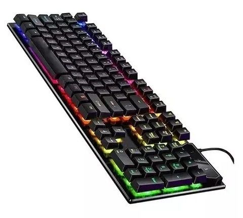 Teclado Gamer NIA RGB USB Ref JP 1
