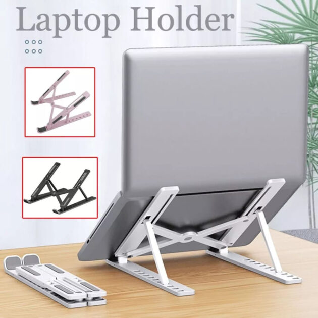 Soporte Plegable para Portátil – Ajuste Ergonómico y 6 Niveles de Altura - Imagen 2