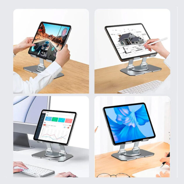 ErgoStand Pro 360 – Soporte Metálico Ajustable para Laptop y Tablet - Imagen 6